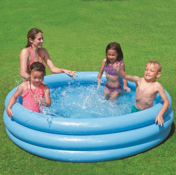 Intex blauw opblaasbaar zwembad