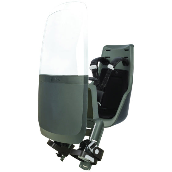 Bobike exclusive urban windscherm donkergrijs transparant