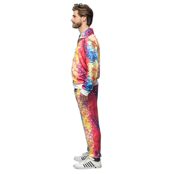 Boland Disco dude trainingspak heren multicolor maat M