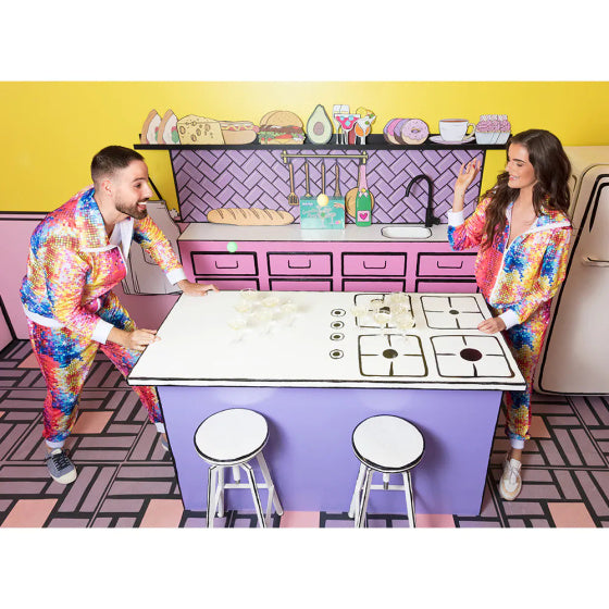 Boland Disco dude trainingspak heren multicolor maat M