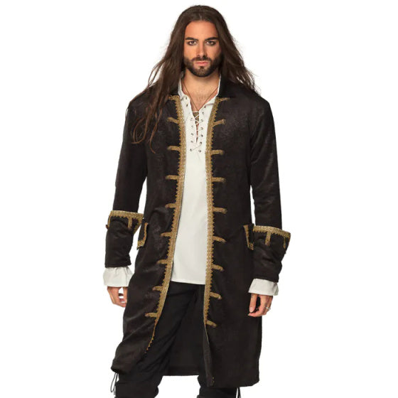 Boland Piratenjas Heren Polyester Zwart Goud Maat 52