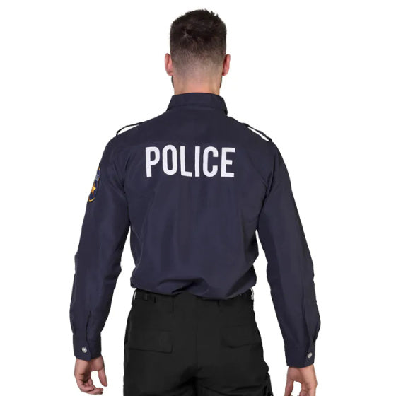 Boland Politieblouse Polyester Heren Donkerblauw maat 50-52
