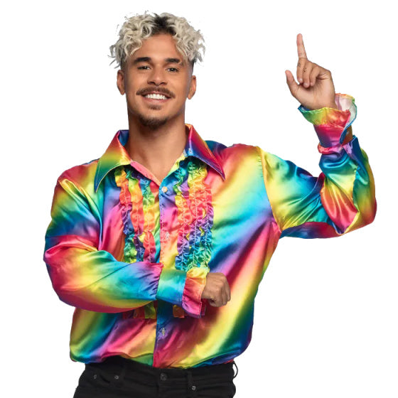Boland St. Party Shirt Regenboog maat XL