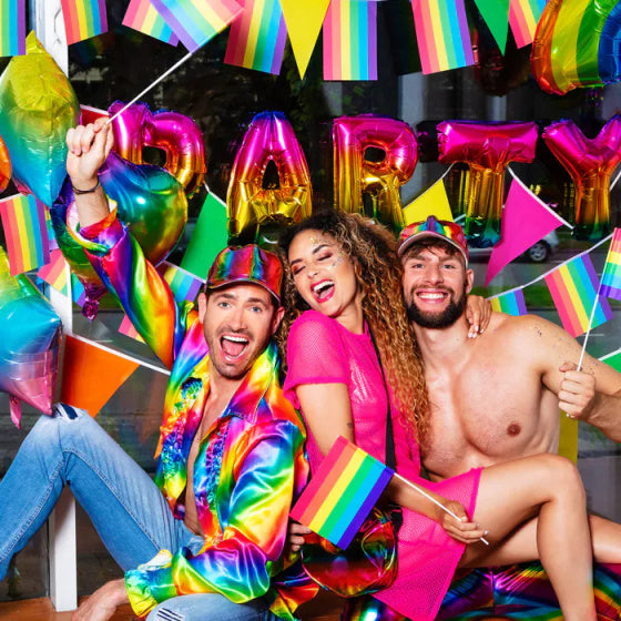 Boland St. Party Shirt Regenboog maat XL