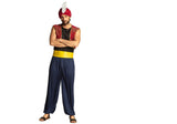 Boland Verkleedpak Aziz Heren Donkerblauw Rood Maat M L