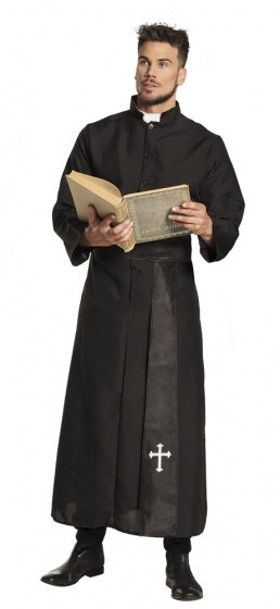 Boland Holy Priest Kostuum Heren Zwart maat 54 56