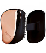 Tangle teezer compact hairbrush rose gold black