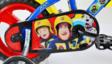 Dino brandweerman sam 12 inch 21 cm jongens doortrapper blauw