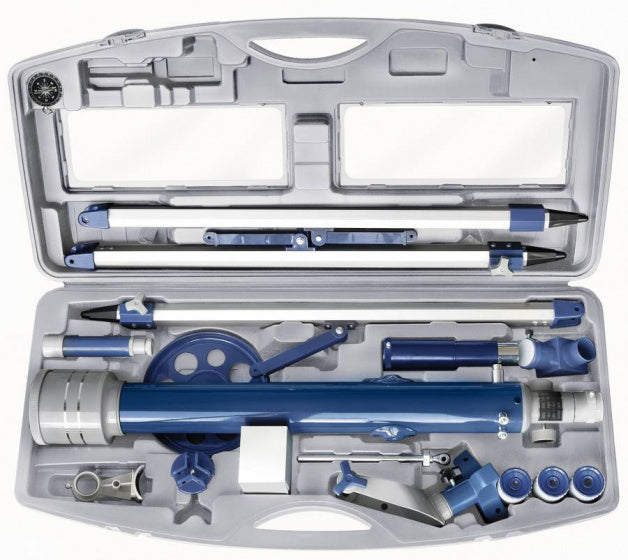 Bresser Telescoop junior 69 cm aluminium blauw grijs 12-delig