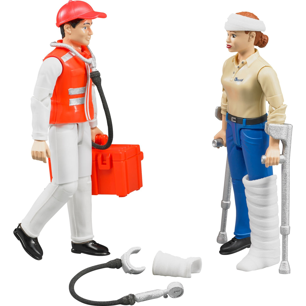Bruder Bworld Reddingsdienst figurenset