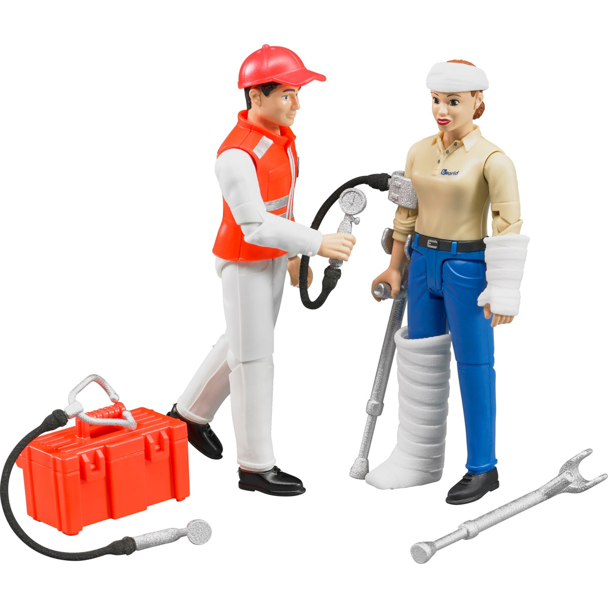 Bruder Bworld Reddingsdienst figurenset