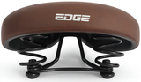 Edge fietszadel city retro - donkerbruin (werkplaatsverpakking)