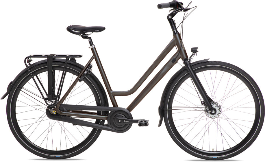 Bsp voyager aluminium frame 28 inch 56 cm dames 7v rollerbrake donkerbruin