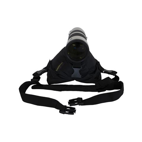 Buteo photo gear bean bag 1 zadelmodel zwart met draagriem