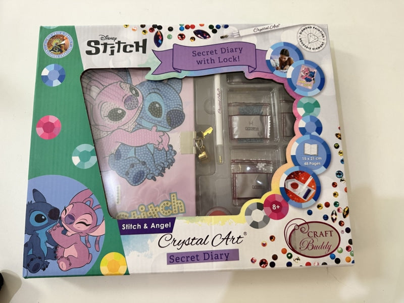 Jonotoys diamond painting - dagboek stitch amp; angel