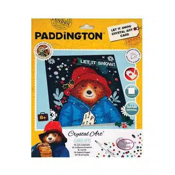 Diamond painting paddington let it snow kerstkaarten maken