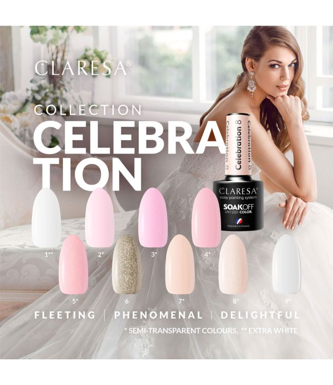 Claresa uv led gellak 5ml celebration 9