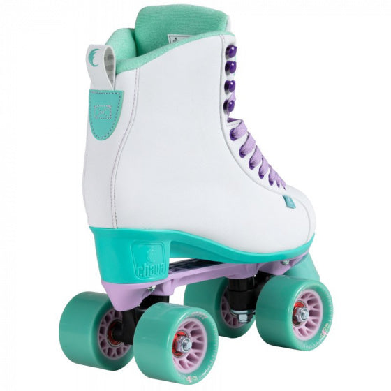 Chaya Rolschaatsen Melrose White Teal polyurethaan wit maat 40