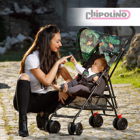Chipolino amaya opvouwbare plooibuggy reisbuggy groen zwart