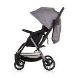 Chipolino amber opvouwbare buggy met voetenhoes granite grijs zwart