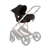 Chipolino amore autostoel met adapters 40-85 cm groep 0+ obsidian zwart