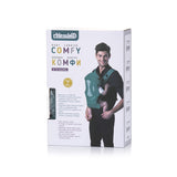 Chipolino comfy ergonomische draagzak met 4 babyposities zwart blauw