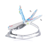 Chipolino baby spa wipstoel met muziek en kalmerende trillingen blauw grijs
