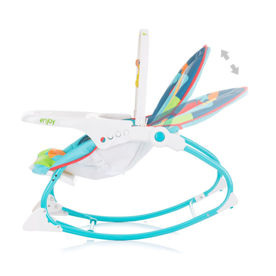 Chipolino enjoy wipstoel met muziek en kalmerende trillingen multicolor