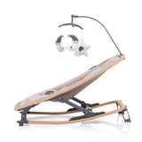 Chipolino Velvet Opvouwbare Wipstoel met Mobiel Sand Wood