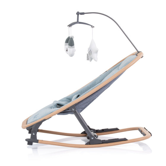 Chipolino Velvet Opvouwbare Wipstoel met Mobiel Sky Wood