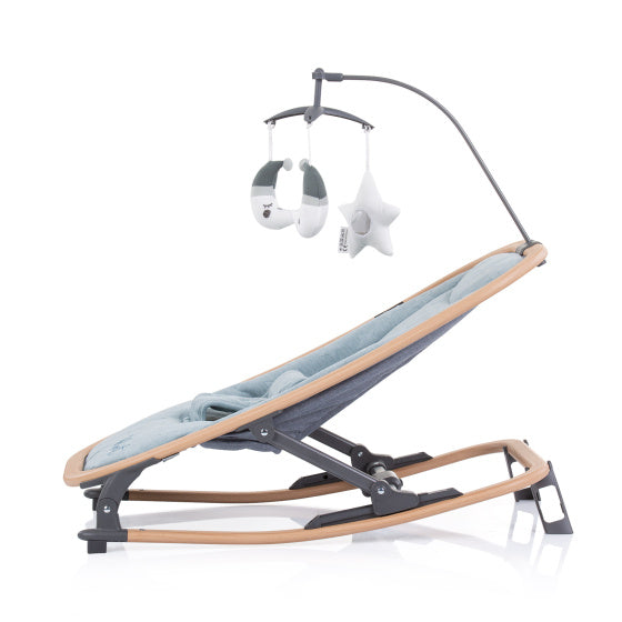 Chipolino Velvet Opvouwbare Wipstoel met Mobiel Sky Wood