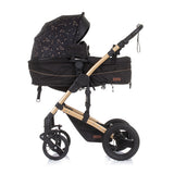 Chipolino Camea Opvouwbare Kinderwagen 3-in-1 met Luiertas Ebony Brown