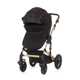 Chipolino Camea Opvouwbare Kinderwagen 3-in-1 met Luiertas Ebony Brown
