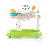 Chipolino Joya Lux 4-in-1 Loopstoel 360° Draaibaar Opvouwbaar Groen