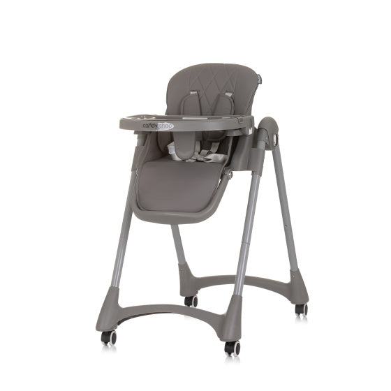Chipolino Candy Shop Kinderstoel met Eetlbad Zitkussen Granite