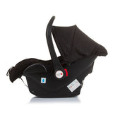 Chipolino amore autostoel met adapters 40-85 cm groep 0+ obsidian zwart