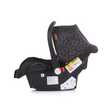 Chipolino Estelle Autostoel met Adapters 40-85 cm Groep 0+ Ebony