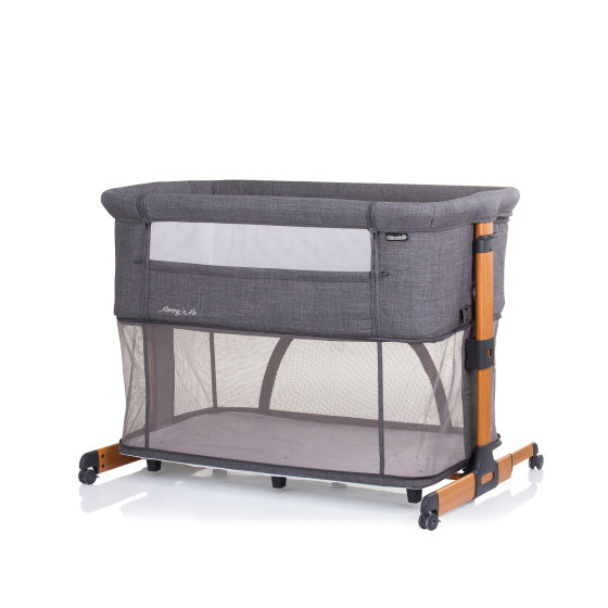 Chipolino Mommy 'N Me Co-sleeper Box Graphite Wood