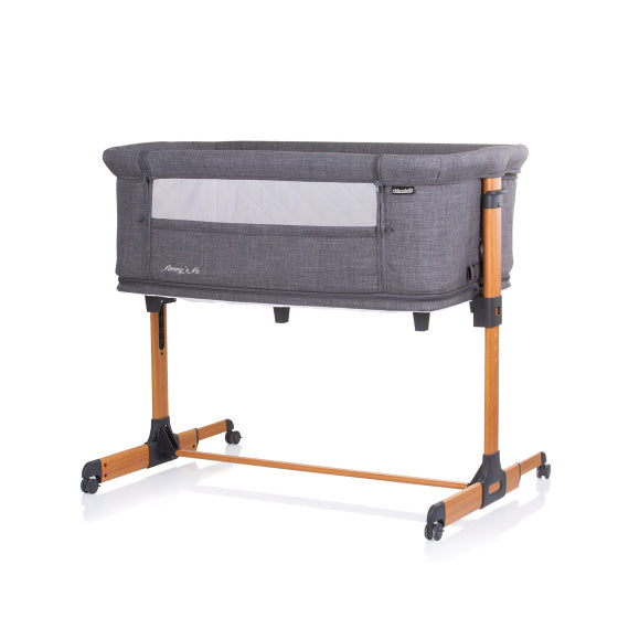 Chipolino Mommy 'N Me Co-sleeper Box Graphite Wood