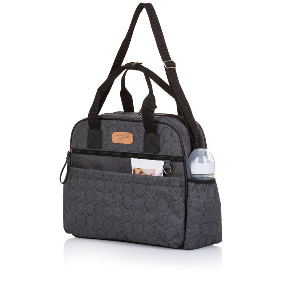 Chipolino Schouder Luiertas met Verschoningsmatje Granite Linen