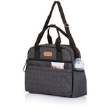Chipolino Schouder Luiertas met Verschoningsmatje Granite Linen
