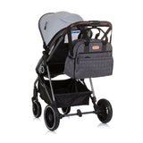 Chipolino Schouder Luiertas met Verschoningsmatje Granite Linen