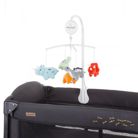 Chipolino Dinos Muziekmobiel 360° Draaiend Wit Multicolor