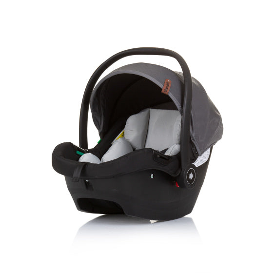 Chipolino duo autostoel 40-87 cm groep 0+ silver grijs zwart