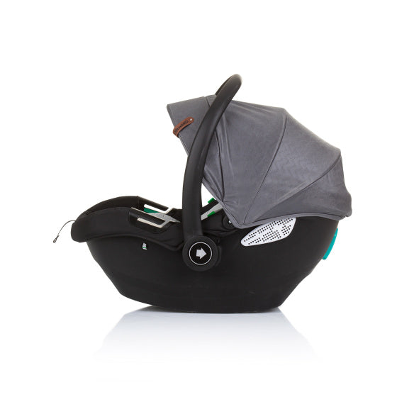 Chipolino duo autostoel 40-87 cm groep 0+ silver grijs zwart