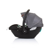 Chipolino duo autostoel 40-87 cm groep 0+ silver grijs zwart