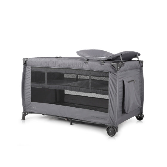 Chipolino Bella Opvouwbaar Campingbedje met Aankleedkussen Granite