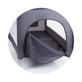 Chipolino opvouwbaar campingbedje met aankleedkussen granite antraciet