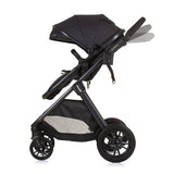 Chipolino harmony opvouwbare 3-in-1 kinderwagen met luiertas granite antraciet