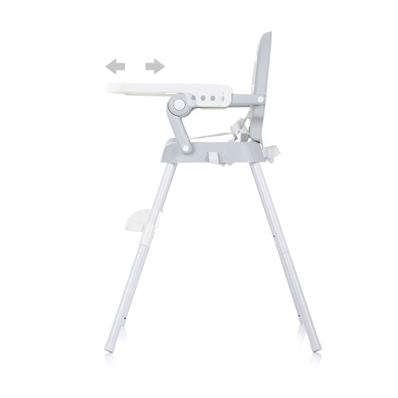 Chipolino Bonbon 3-in-1 Inklapbare Kinderstoel met Eetblad Glacier